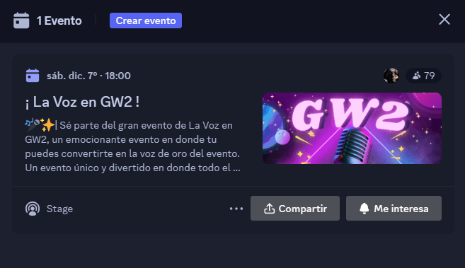 Eventos en Vivo